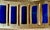 Blue Tory Burch Rectangular Resin Cuff Gold Plated One Size Talosel Style For Sale - Image 8 of 8