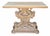 Traditional Antique Bleached Walnut Regency Style Marble Top Console Table For Sale - Image 3 of 7