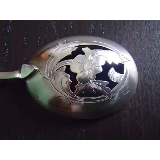 Antique Art Nouveau Pewter & Silver Cutlery Set from Josselin, Set of 5 For Sale - Image 11 of 18