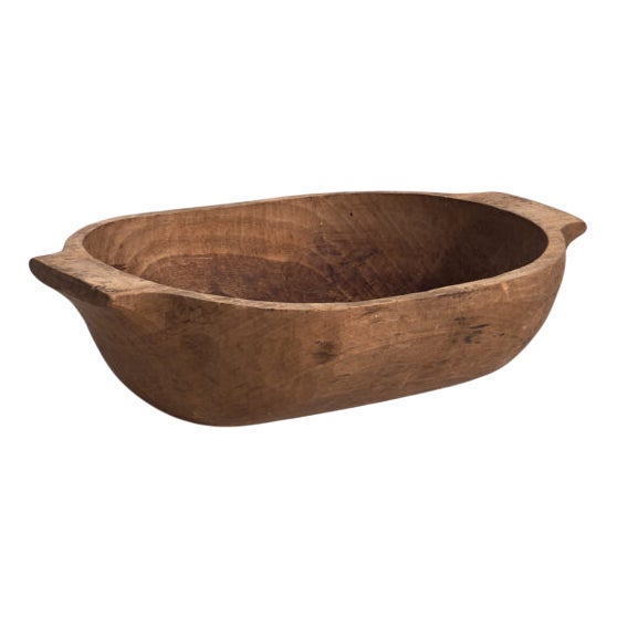 Antique Carved Wooden Bow For Sale