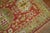 Early 20th Century Khotan Bright Red Green Yellow Antique 20th Century Wool Handmade Oriental Rug For Sale - Image 5 of 6
