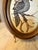 1950s Boehm Porcelain Fledgling Wall Art Bas-Relief Oval Frame For Sale - Image 6 of 9