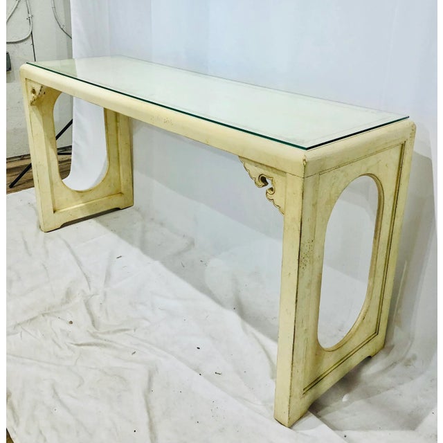 Mid 20th Century Mid 20th Century Vintage Contemporary Modern Ming Style Console Table For Sale - Image 5 of 13