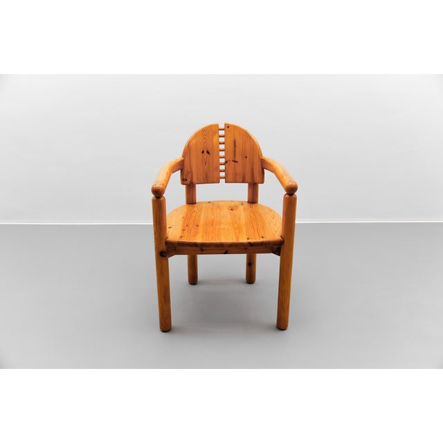 Set of Danish Dining Chairs in Pine with Movable Backs attributed to Rainer Daumiller, 1970s For Sale - Image 6 of 16