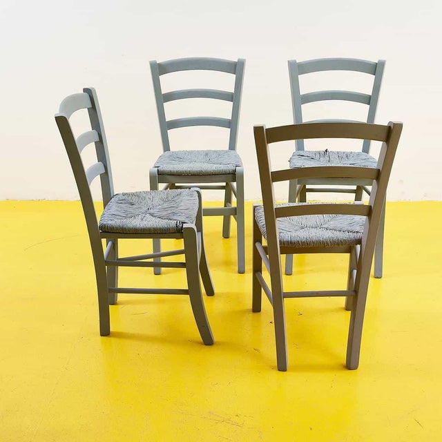 Rustic Chairs, Italy, Set of 4 For Sale - Image 7 of 9