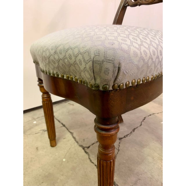 A Pair of Antique Bar Back Dining Chairs, 1850s , Denmark For Sale - Image 10 of 17