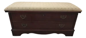 Vintage Virginia Maid by Lane Upholstered Cedar Hope Chest