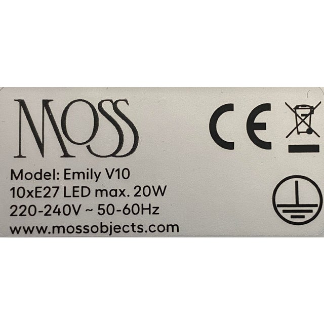 Emily V10 Oxid Group Hanging Lamp by Daniel Becker For Sale - Image 4 of 5