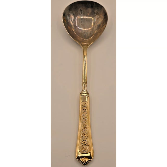 Silver Late 20th Century International Silver Company Vintage Silver Plate Gravy Ladle For Sale - Image 8 of 9