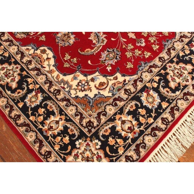 Textile Middle Eastern Rug in Wool For Sale - Image 7 of 11