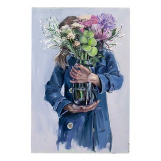 Justyna Kuklo, Melancholy I, 2025, Oil Painting on Canvas, Framed For Sale