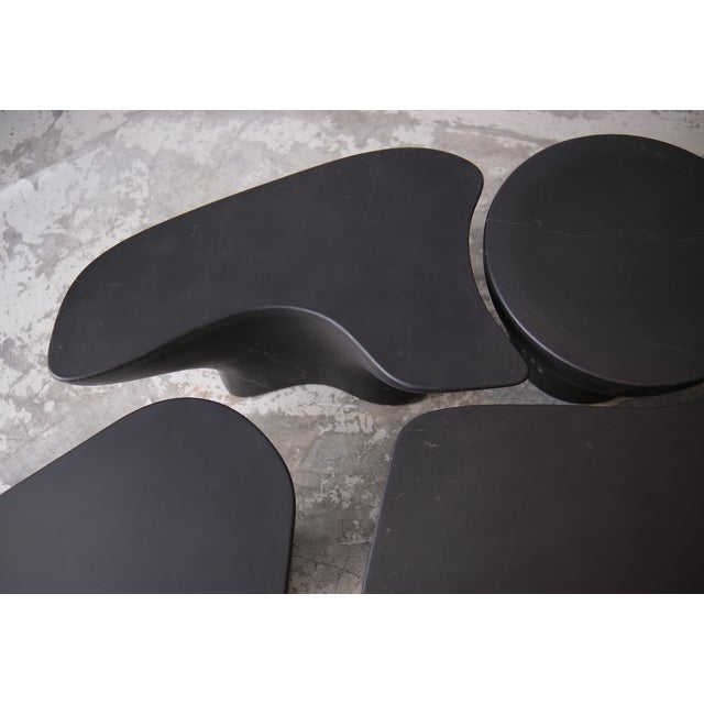 2010s Black Marble Table from Aulyom Studio, 2010 For Sale - Image 5 of 6