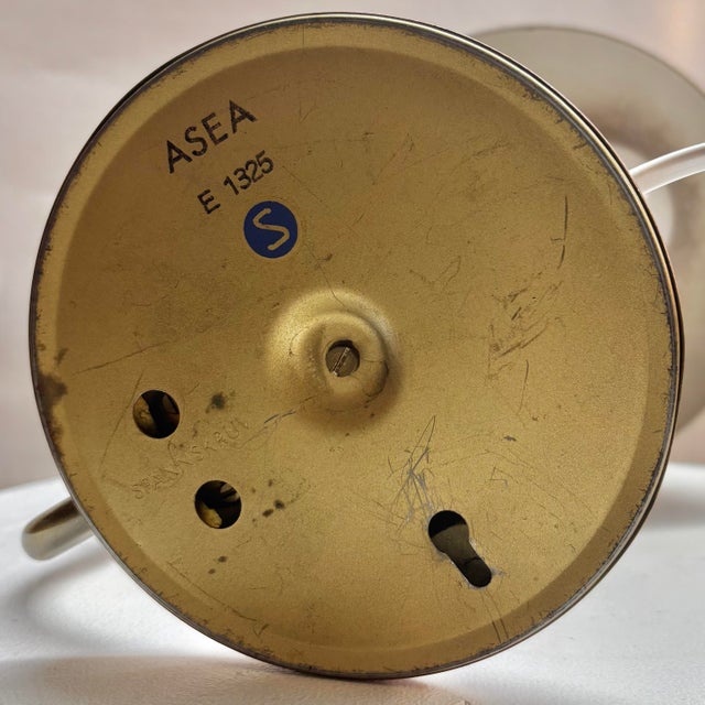 Scandinavian Modern Table Lamp E1325 in Brass and Steel from Asea, Sweden, 1950s For Sale - Image 18 of 18