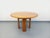 Vintage Round Dining Table in Blond Elm with Extensions from Seltz, 1970s For Sale - Image 15 of 18
