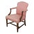 Southwood Inlaid Solid Mahogany Federal Upholstered Armchair For Sale
