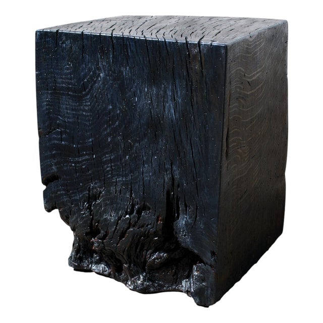 W2386 Stool in Oxidized Oak by Jörg Pietschmann For Sale