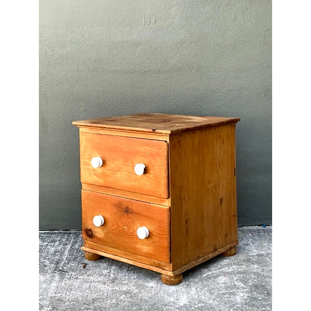 Vintage Small Pine Chest of Drawers For Sale - Image 12 of 12