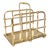 American Aesthetic Brass Wood Caddy For Sale In Boston - Image 6 of 6