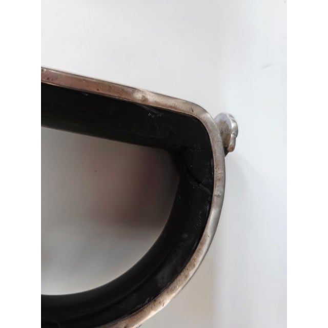 L.Begulin 800 Silver Horse Stirrups W/ Leather Straps, Pair, 800 Silver For Sale In New York - Image 6 of 6
