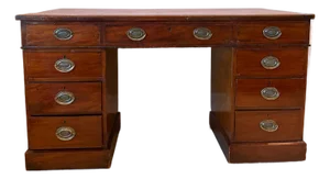 Three Piece Pedestal Desk