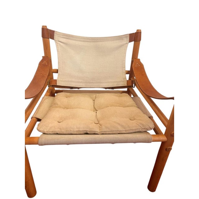 Vintage Sirocco Safari Chair by Arne Norell, 1960s For Sale - Image 6 of 7