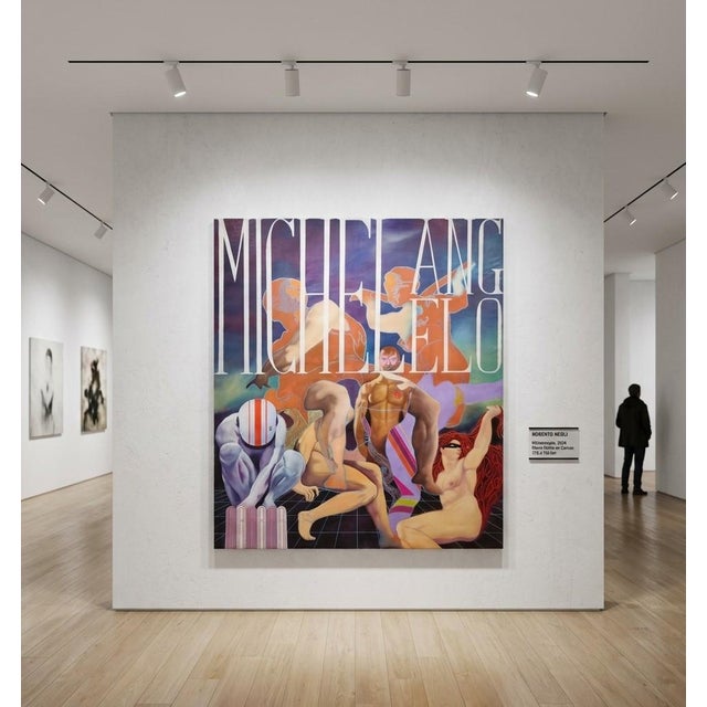 The Majesty of a Timeless Work The work entitled "Michelangelo" represents a pinnacle of Roberto Nezzi's oeuvre, where...