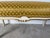 1970s Vintage Karges Louis XV-Style Painted & Gilt Cabriole Leg Upholstered Bench For Sale - Image 5 of 12