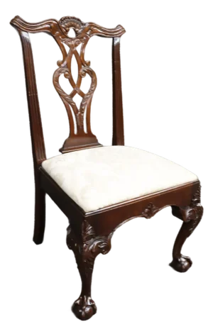 Henredon Chippendale Style Claw & Ball Side Chair