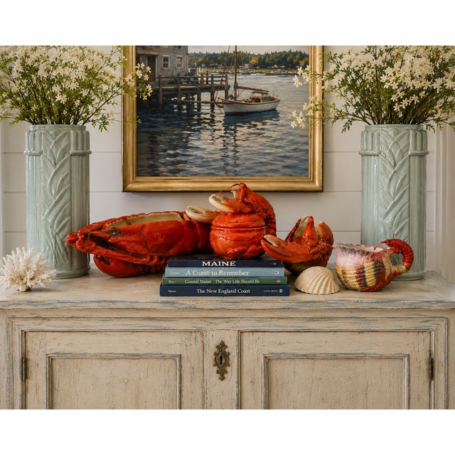 Maine Coastal Style Lobster Collection Royal Bayreuth Tureen Creamer Sauce Set of Four For Sale - Image 13 of 13