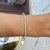 Metal Sonia B Designs 14k White Gold 2.58ct Diamond Full Eternity Bangle Bracelet For Sale - Image 7 of 7