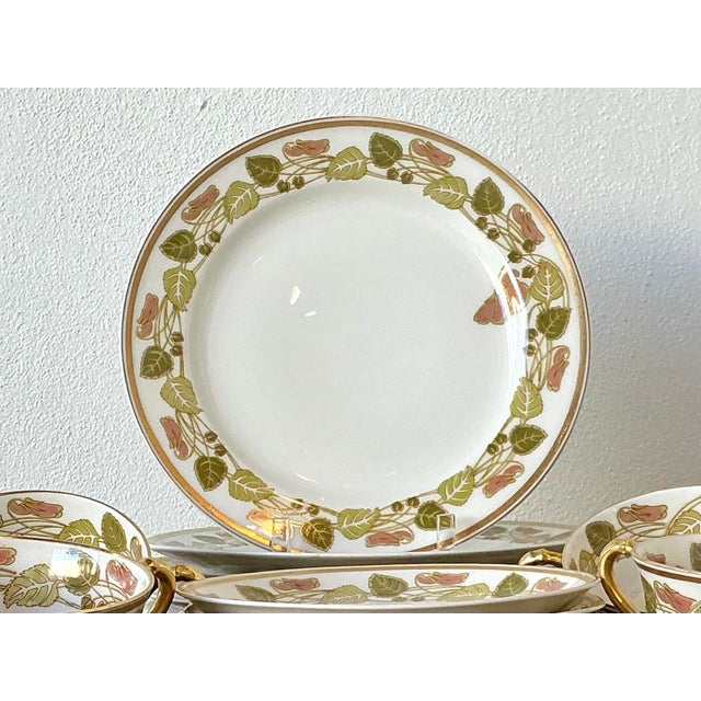 Limoges, France Vintage French Haviland Limoges Dessert Set of 36 For Sale - Image 4 of 12