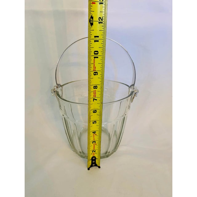 Vintage Water Pail-Shaped Ice Bucket With Silverplate Handle For Sale - Image 10 of 12