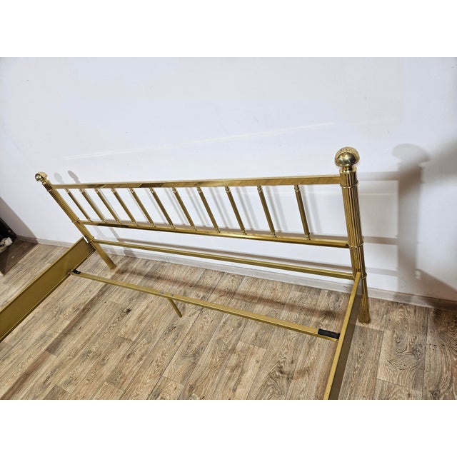 Vintage Brass Bed Frame For Sale - Image 12 of 15