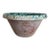 Early 20th Century Italian Glazed Terra Cotta Tian Bowl in Speckled Green For Sale