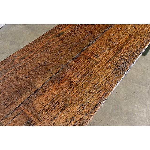English 19th Century Painted Pine Four-drawer Server For Sale - Image 4 of 12