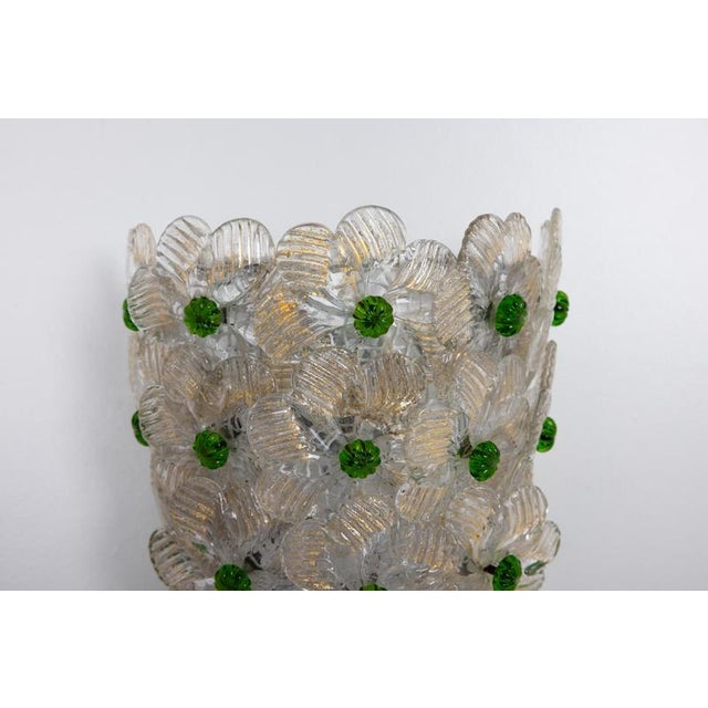 1970s Vintage Petite Murano Glass Wall Sconce from Barovier & Toso, Italy, 1970s For Sale - Image 5 of 10