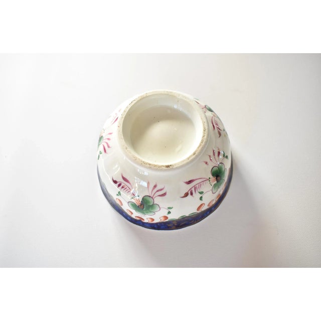 19th Century Antique 19th-Century Gaudy Welsh Rose Luster Tea Leaves Waste Bowl For Sale - Image 5 of 9