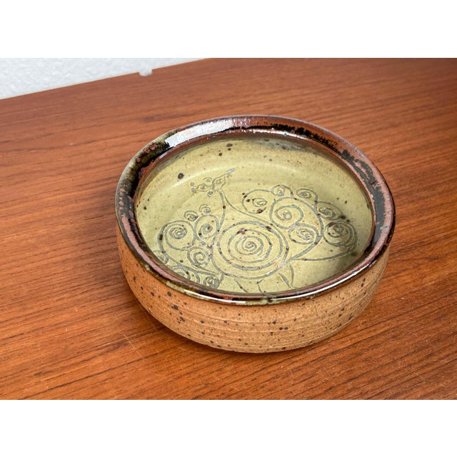 Mid-Century Modern Danish Studio Pottery Bowl by Bente Lemche, 1960s For Sale - Image 18 of 18
