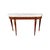 Early 20th Century Table Wood With Brass Details and Marble Top Entryway Console French Style Decor For Sale In Tulsa - Image 6 of 9