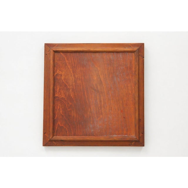 Rectangular Brown Marquetry Mirror by Pio Zanotti, Italy, 20th Century For Sale - Image 15 of 16