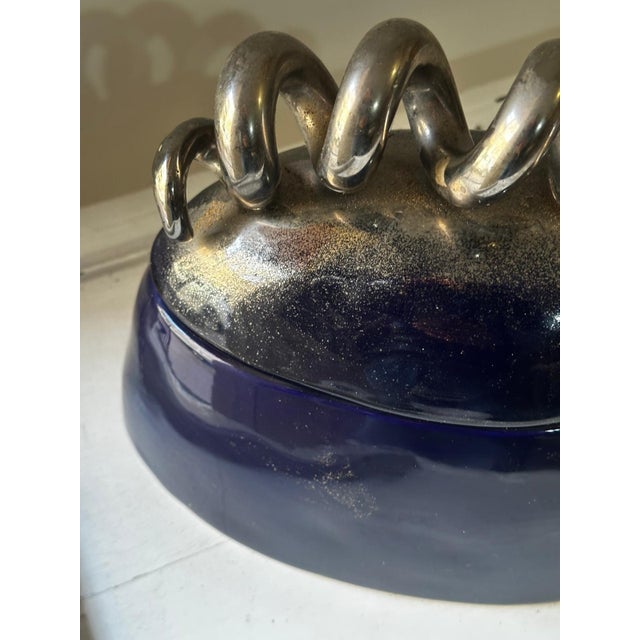 Postmodern Sculptural Box in Glazed Ceramic, 1990s For Sale - Image 12 of 18
