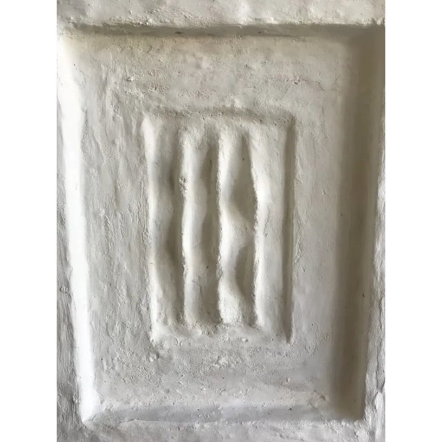 'Waves' Minimalist Plaster Painting For Sale - Image 4 of 6