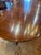 Henkel Harris Georgian-style solid cherry wood double pedestal extension dining table. Each leaf measures 12” deep. Table...