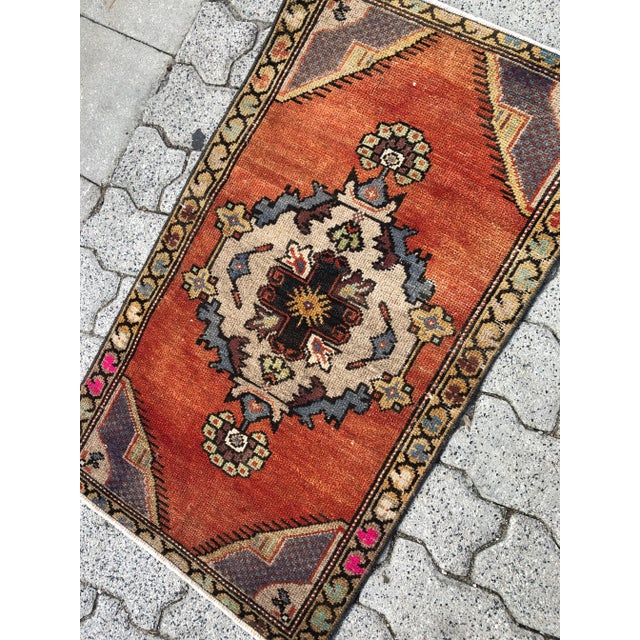 Vintage Decorative Handknotted Floor Rug For Sale - Image 4 of 6