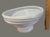Mid-Century Modern Vintage Mid-Century Modern White Ceramic Large Vortex Bowl For Sale - Image 3 of 8