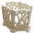 Small Art Nouveau Neo-Gothic Style Openwork Pot or Letter Holder in Earthenware, Early 20th Century For Sale