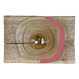 Pompeian Red Spinning Top Lamp by Pietro Meccani for Meccani Design For Sale