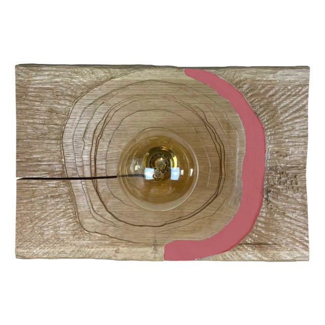 Pompeian Red Spinning Top Lamp by Pietro Meccani for Meccani Design For Sale