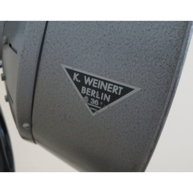 Metal Mid-Century German Photography Light Stand from K. Weinert, 1950s For Sale - Image 7 of 17