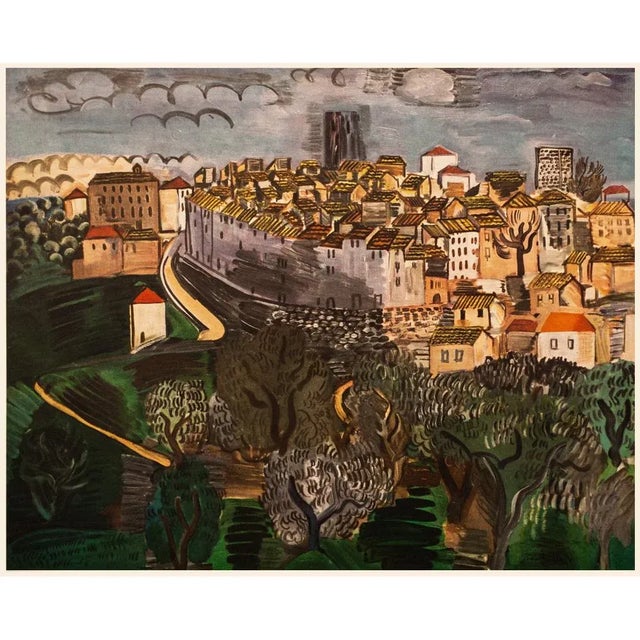 1950s After Raul Dufy "Vence", First Edition Offset Lithograph For Sale In Dallas - Image 6 of 8